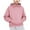Pink, variant on Lenpel Hoodies for Boys Children Casual Long Sleeve Half Zip Hooded Sweatshirts Pullover Sweatshirt Tops with Pocket(Red,13-14 Years)