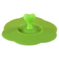 thumbnail image 2 of Cateissary Cubierta elegante de la taza del silicón para la limpieza y la portabilidad fáciles Cubiertas de la taza del silicón Tapas de la Organizadores de utensilios de cocina verde, 2 of 6