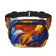 thumbnail image 1 of Fotbe Colorful Rooster Cangurera Cuadrada con Estampado de Doble Capa, Bolsa de Cintura Ajustable Mini para Hombres y Mujeres, 1 of 9