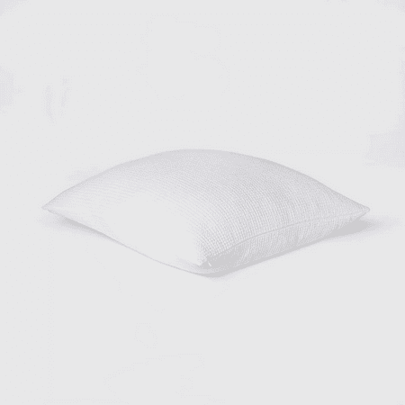 THRESHOLD Euro Washed Waffle Weave Throw Pillow White