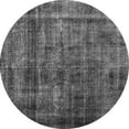 thumbnail image 1 of Ahgly Company Indoor Round Abstract Gray Contemporary Area Rugs, 3' Round, 1 of 1