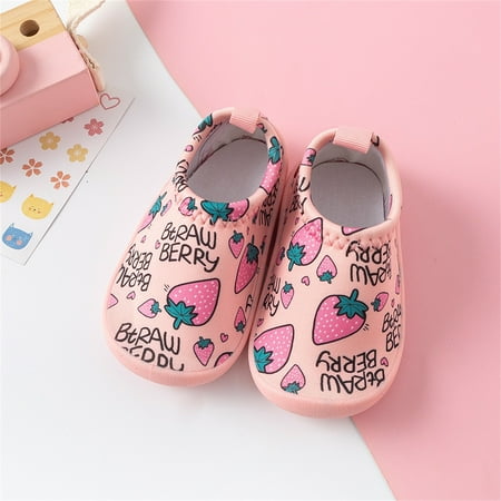 

Hunpta Toddler Shoes Non-slip First Baby Baby Elastic Colorful Cartoon Shoes Toddler Infant Walkers Baby Shoes