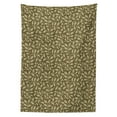thumbnail image 3 of Ambesonne Leaves Tablecloth Rectangular Table Cover, Antique Leafy Branches, 60"x84", Pale Brown and Khaki, 3 of 4