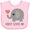 AD-Pink, variant on Inktastic Daddy Loves Me Boys or Girls Baby Bib
