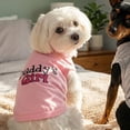 thumbnail image 4 of Pet 1 Pack Dog Shirt – Shirts For Small Dogs – Sleeveless Daddy’s Girl Dog Clothes – Breathable Summer Pet Apparel Stretchy And Stylish Puppy T Shirts, 4 of 9