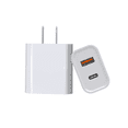 thumbnail image 3 of Cargador de Pared Dual USB y Tipo C PD Carga Rapida 20W Basariworld color Blanco, 3 of 3