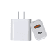 thumbnail image 3 of Cargador de Pared Dual USB y Tipo C PD Carga Rapida 20W Basariworld color Blanco, 3 of 3