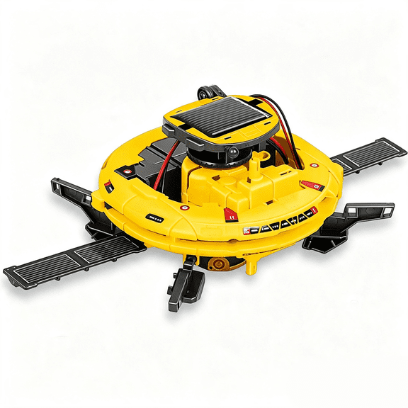 Projects for Kids Age 8-12, Science Kits Boys, Solar Robot Space Toys Gifts 8-14 Year Old Teen Boys Girls, 120Pcs Building Experiments Robots Teenage Ages 9 10 11 12 , Yellow