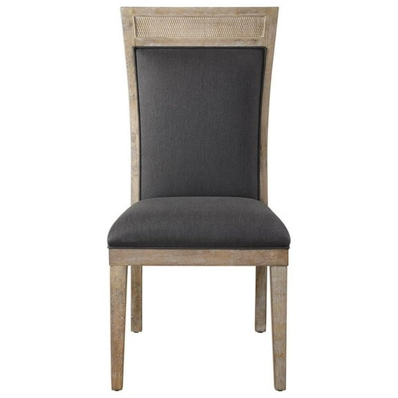Bowery Hill Contemporary Accent Chair in Dark Gray