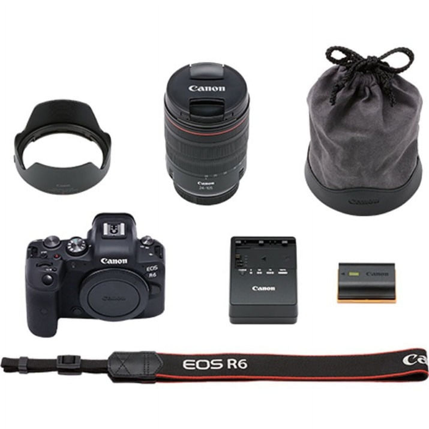 Canon EOS R6 Full Frame 20.1MP Mirrorless Camera with Lens