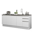 thumbnail image 1 of Mueble de Cocina Madesa Glamy 200cm Blanco, 1 of 5