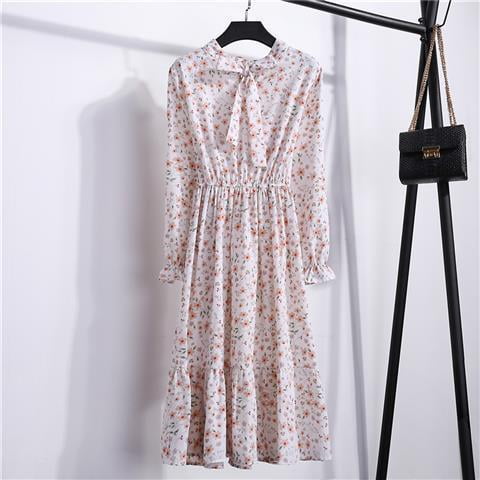 2022 Women Blue StripedLong Sleeve neck Basic Dresses Button Split Pleated DressXL Gao Jinjia LED