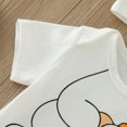 thumbnail image 7 of Ymyiu Baby Girl Romper Dress Infant Baby Girl Summer Clothes Sleeve Baby Girl Romper Headband 3 6 Months (White,3-6 Months), 7 of 7