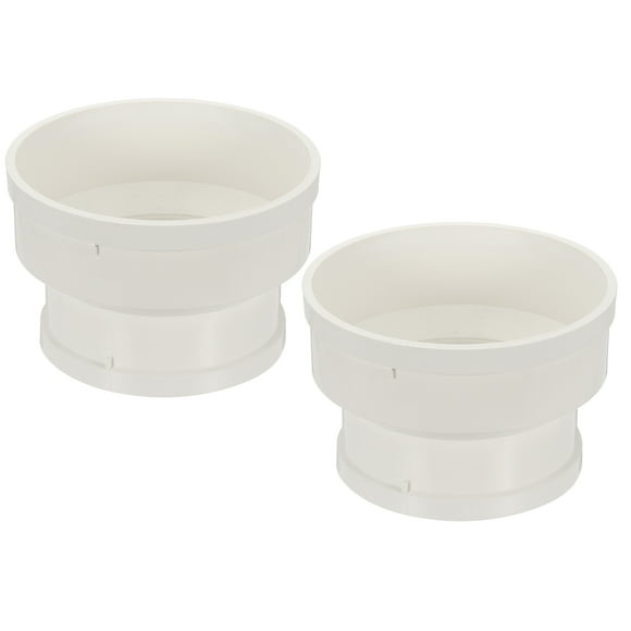 Uxcell Duct Reducer, PVC Pipe Increaser Adapter Ducting Airflow Tube Pipe Fitting 8" to 6"