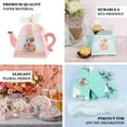 thumbnail image 4 of Efavormart 25 Pack | 4" Mini Teapot Favor Boxes Light Ivory Tea Time Gift Box with Ribbon, 4 of 5