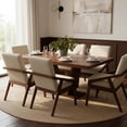 thumbnail image 1 of Set de Comedor SALVANTO Dallas 6 Sillas Chapa de Parota Color Tzalam 160x100 cm, 1 of 7