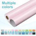 thumbnail image 3 of Papel Tapiz Autoadhesivo Uxcell 22" x 197" Impermeable Papel de Pared Frosted Rosa, 3 of 7
