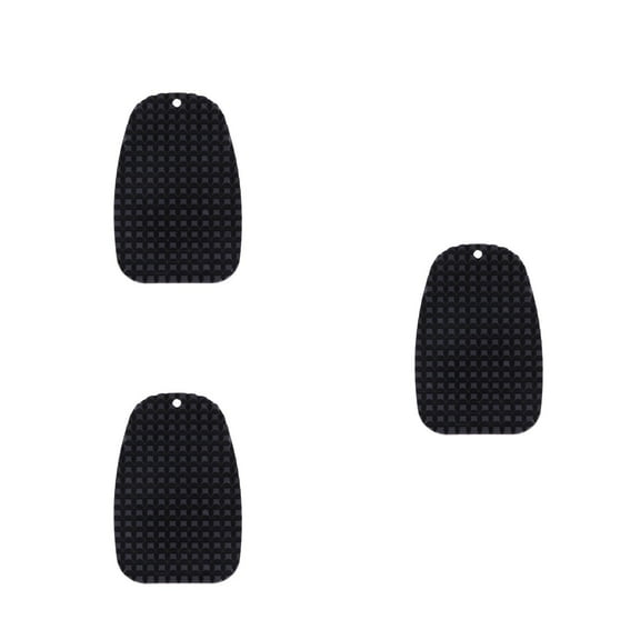 unbranded 3pcs Motorcycle Kickstand Pad Support Motorcycle Parking Stand for Durable Kick Stand Coaster Support Plate Motorcycle Accessories Black