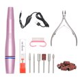 thumbnail image 1 of Kit de lima de uñas eléctrica, pluma de manicura USB, máquina perforadora de uñas TFixol Taladro de uñas, 1 of 7