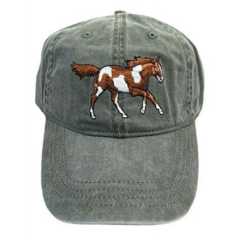 Horse embroidered baseball caps 2025