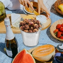 Minkissy Holiday Candy Bucket Silver 6Pcs