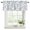 Blue, variant on Navy Blue Leaves Curtain Valances for Windows, Kitchen Valance Window Treatments Panel 2 Pack, Vintage Summer Botanical Farmhouse Rustic Rod Pocket Short Curtains for Bathroom Bedroom 42 x 18 Inch