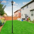 thumbnail image 3 of 1 PCS Black Street Light Pole, Street Lamp Post, Split Street Lamp Post Suitable for Outdoor Street, About 100kg/220.46lbs Load-bearing Capacity, 3 of 17