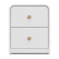 thumbnail image 3 of Storkcraft Santos Nightstand, White, 3 of 16