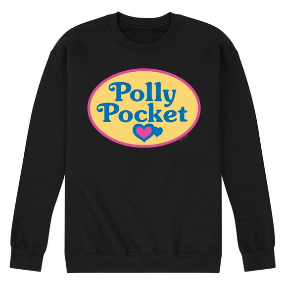 Polly Pocket - Polly Pocket Color Logo - Men's Crew Neck Fleece Pullover