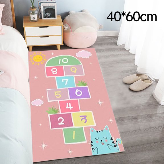 GDDTOY Lovely Jumping House Carpet Slip Mat Children Play Climbing Mat Interesting Mat Carpet Indoor Outdoor Carpet Polyester Fabric