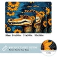 thumbnail image 2 of Sunflower Non-Slip Polyester Door Rug, Machine Washable Door Carpet, Bath Rugs, 2 of 6