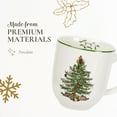 thumbnail image 4 of Spode Christmas Tree Cafe Mug - 14 Oz Ceramic Holiday Coffee Mugs for Tea, Hot Chocolate, Lattes - Festive Design with Santa and Christmas Tree Motif - Microwave & Dishwasher Safe, 4 of 7