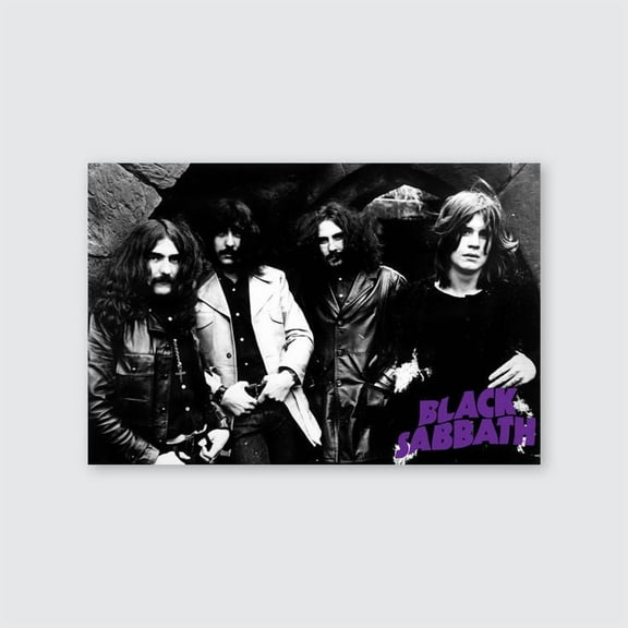 Black Sabbath (Photo) -Mounted Print Memorabilia Size 24''x36'' - Kiloa