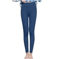 thumbnail image 3 of AINIYS Women's Distressed High Waisted Leggings Pull On Elastic Waist Stylish Pants for Streetwear Casual Outings Blue XXL, 3 of 9