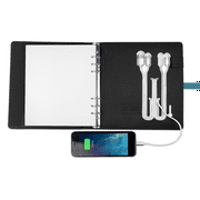 Timeless Marvels Reusable Erasable Notebook with Power Bank, USB, Cloud Storage & Wireless Phone Charging