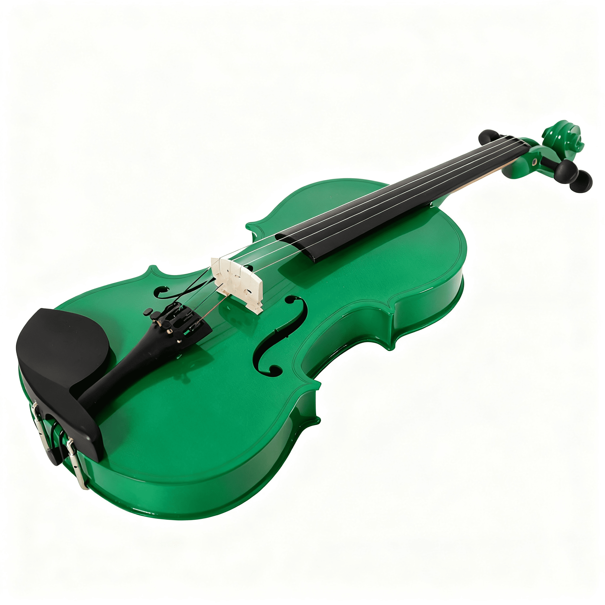 New 4/4 Acoustic Violin Case Bow Rosin, Green