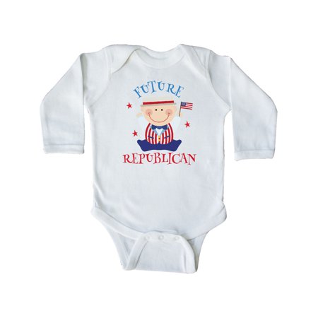 

Inktastic Future Republican Baby Gift Baby Boy or Baby Girl Long Sleeve Bodysuit