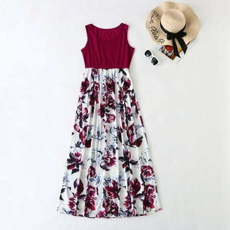 

Cathalem Thanksgiving Pajamas for Family Matching Sleeveless Set Dresses And Flower Christmas Pajamas Short Sleeve for Family Suit Red 5-6 Years