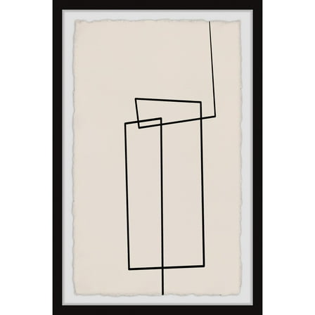 Marmont Hill Between the Lines Framed Painting Print