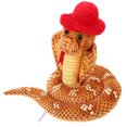 thumbnail image 1 of UPGRATOR Figurines de Serpent en Peluche Rouges pour Accessoire de Scène et Usage en Festival 1 Ensemble, 1 of 4