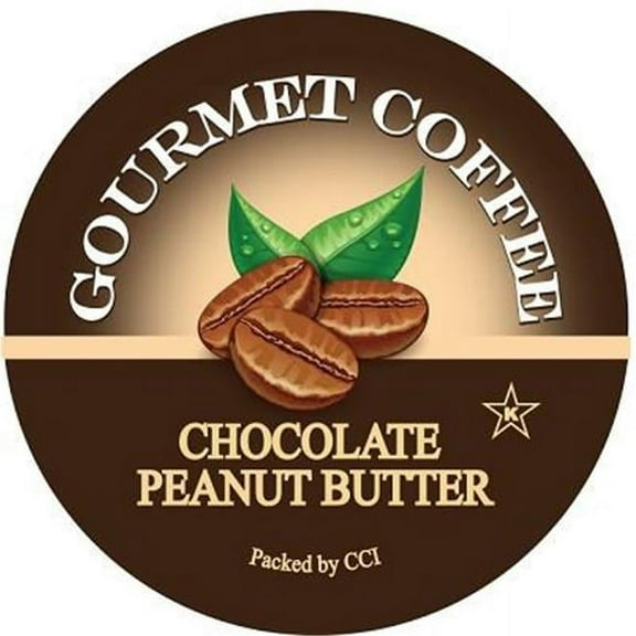 Chocolate Peanut Butter Coffee Single Serve Cups for Keurig K-cup Brewers - 72 Count