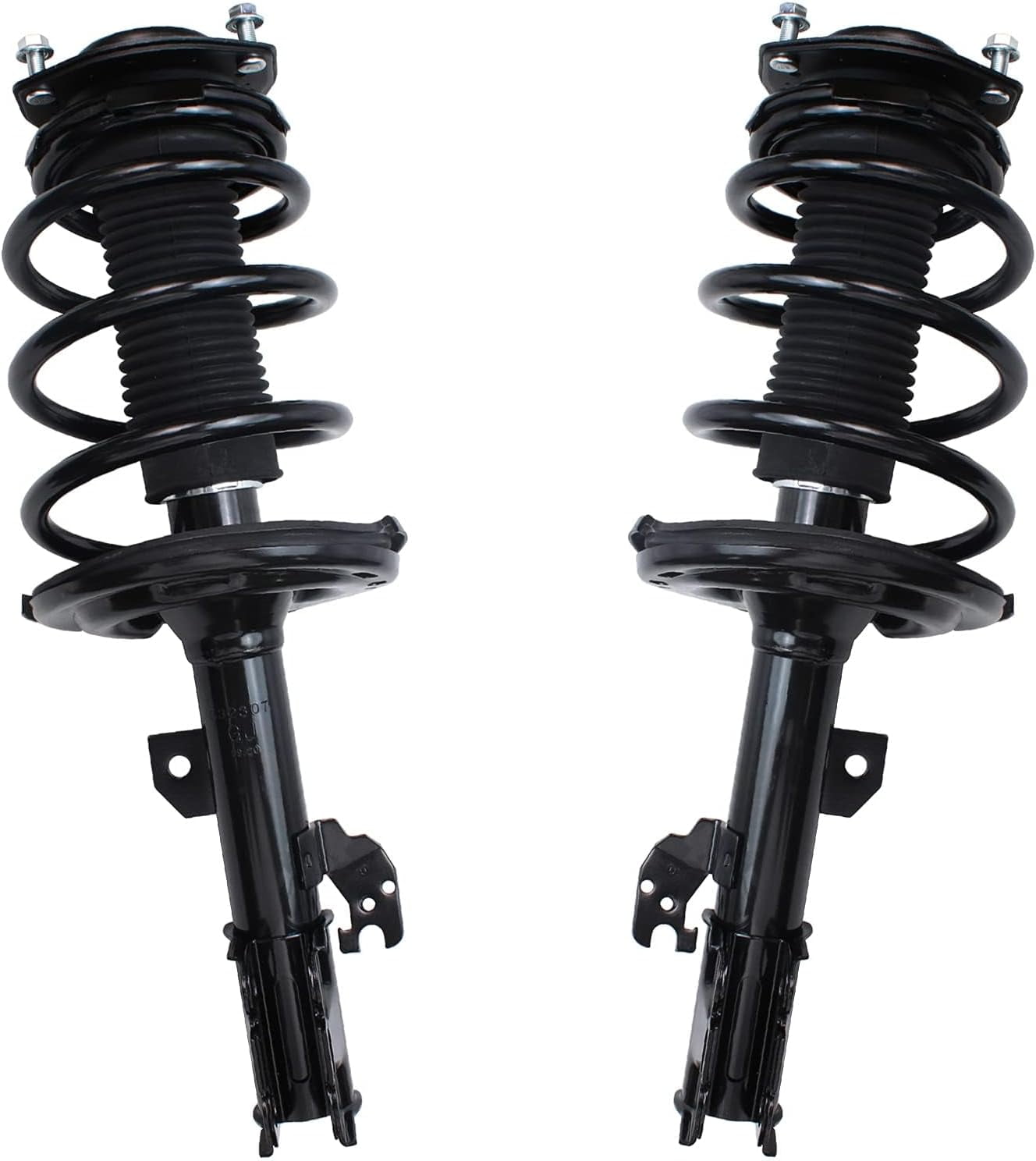 Detroit Axle - Front 12pc Struts Kit for Toyota 2007-2011 Camry, 2 Struts Coil Spring 2 Sway Bars 2 Lower Ball Joints 4 Outer Inner Tie Rods 2 Boots 2008 2009 2010 Replacement Suspension