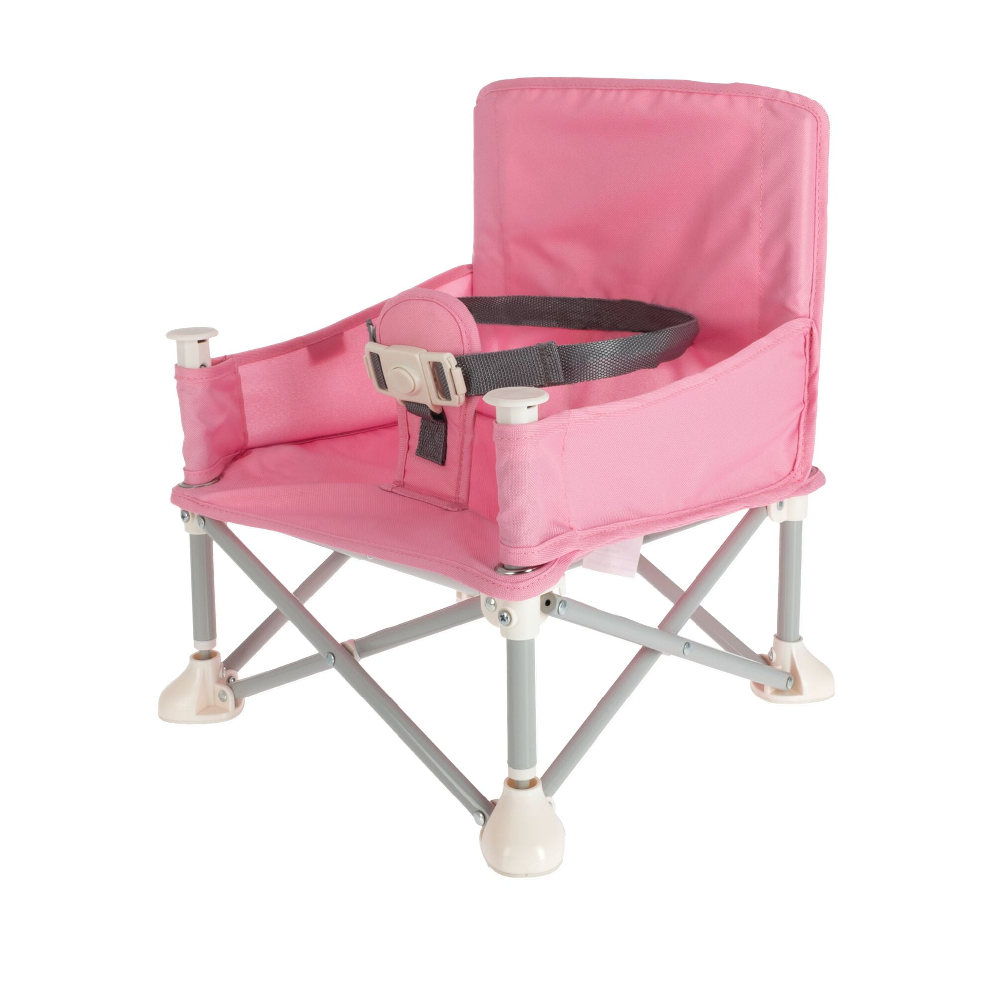 Nuby Pop-Up Portable Booster Seat with Removable Tray, Pink