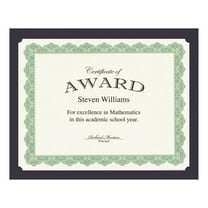 Geographics Recycled Certificate Holder - Navy - 30% Recycled - 10 / Pack