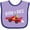 Lavender and Purple, variant on Inktastic Born to Race Red Race Car Boys or Girls Baby Bib