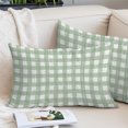thumbnail image 2 of Sage Green Buffalo Check Throw Pillow Cover 24 x 36 Inch Decorative Pillow Cover Farmhouse Plaid Retro Geometric Lumbar Pillowcase Seasonal Rectangle Cushion Case for Couch Sofa Bed Living Room, 2 of 9