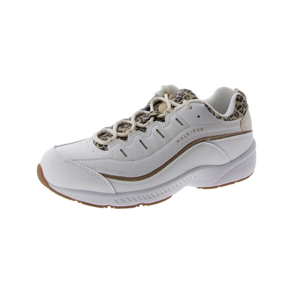 Easy Spirit Womens Romy 37 Leather Lifestyle Casual And Fashion Sneakers