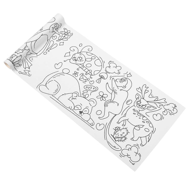 Kids Painting Paper Roll Wall Coloring Poster for Kids 1 Roll Drawing