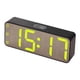 thumbnail image 2 of Reloj despertador digital RGB, reloj despertador con espejo, ayuda para dormir, cambio táctil electrónico negro, 2 of 9