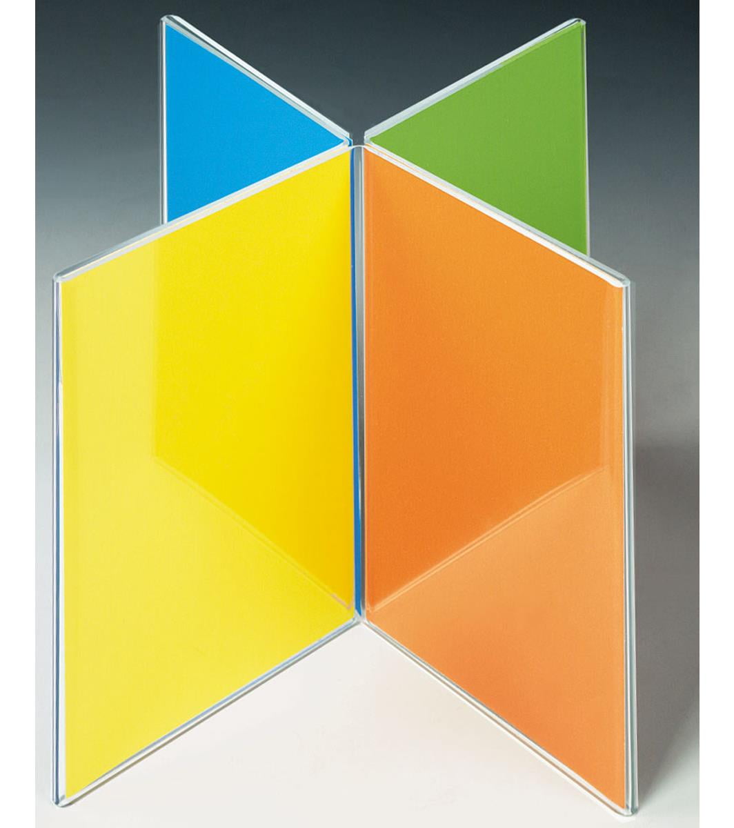 Clear Acrylic 8 Panel Table Tent Displays 4 x 6-Inch Graphics - Sold In  Sets Of 36 (SPINDLE8) - Walmart.com